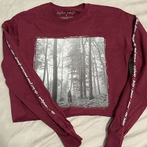 Taylor Swift Folklore Cropped Top